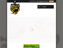 Tablet Screenshot of jackaroohostel.com